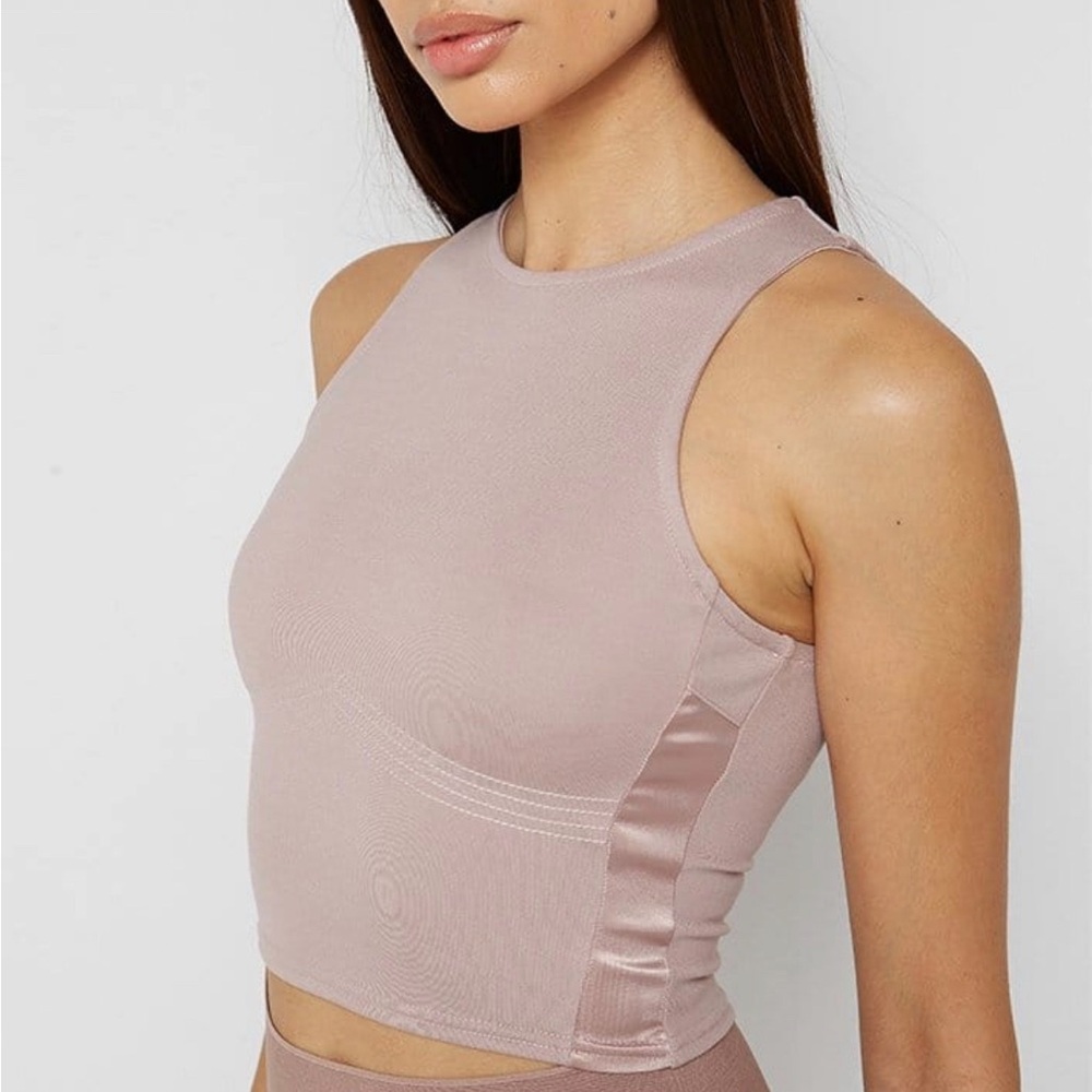 NWT Rose Pink Crop Top